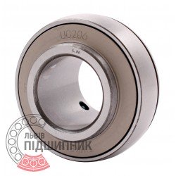 UC206 [Timken] Вставний закріплюваний кульковий підшипник