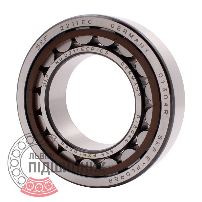 Bearing NU 2211 ECP/C3 DIN 5412-1 [SKF] Cylindrical roller bearing