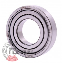 16003-2Z [SKF] Deep groove sealed ball bearing
