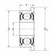 FR1-4ZZ | F-R1-4 ZZ [EZO] Miniatur Flanschkugellager zoll