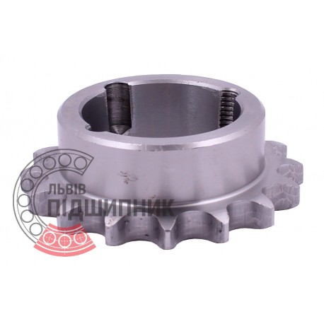 Taper bore sprocket Z16 for roller chain 08B-1, pitch 12.7mm and taper buch TB 1108