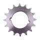 Taper bore sprocket Z16 for roller chain 08B-1, pitch 12.7mm and taper buch TB 1108