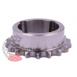 Taper bore sprocket Z18 for roller chain 08B-1, pitch 12.7mm and taper buch TB 1210