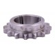 Taper bore sprocket Z16 for roller chain 12B-1, pitch 19.05mm and taper buch TB 1610