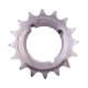 Taper bore sprocket Z16 for roller chain 12B-1, pitch 19.05mm and taper buch TB 1610
