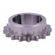 Taper bore sprocket Z18 for roller chain 12B-1, pitch 19.05mm and taper buch TB 2012