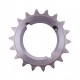 Taper bore sprocket Z18 for roller chain 12B-1, pitch 19.05mm and taper buch TB 2012