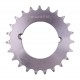 Taper bore sprocket Z23 for roller chain 12B-1, pitch 19.05mm and taper buch TB 2517