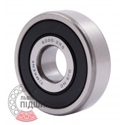 6200 2RS [Timken] Deep groove sealed ball bearing