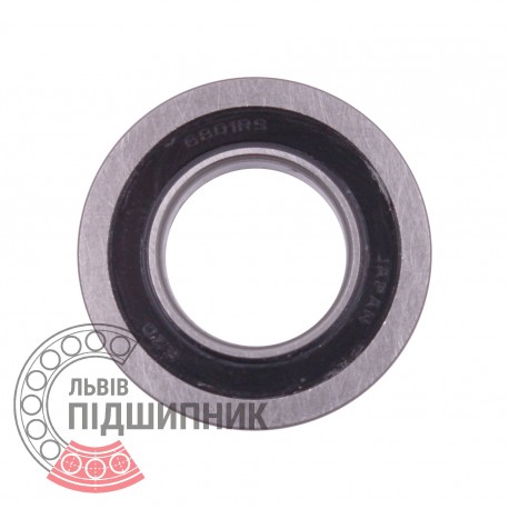 F68012RS | F-6801.2RS [EZO] Metric flanged miniature ball bearing