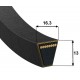 SPB-887 Lw [Stomil - Reinforced] Narrow V-Belt (Fan Belt) / SPB887 Ld
