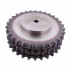 Sprocket Triplex Z30 [XMPOWER] for 16B-3 roller chain, pitch - 25.4mm with hub for bore fitting