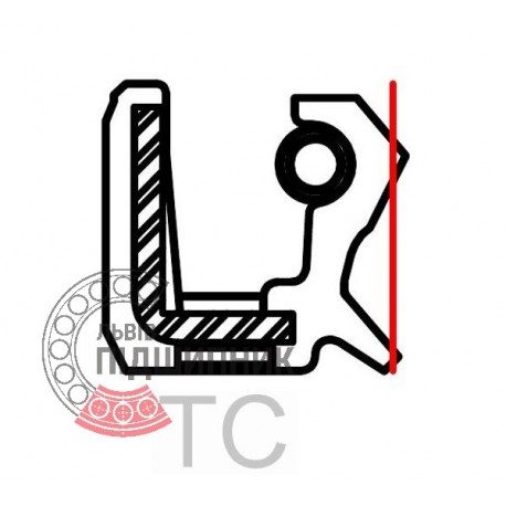 20x52x10 TC [Gufero] Oil seal