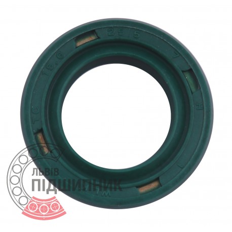 Oil seal 15,6x25x5/7 TC