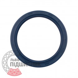 100x125x12 BASLRSX7 | 240-1002305 [Kremenchukgumotechnika] Rotary Shaft Seal, left rotation helix (blue)