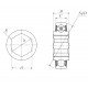 Пiдшипник SBX08A35LLSC3 L103Q1 [NTN]