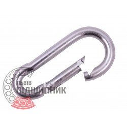 6-60 DIN 5299 C Carabine without eye (galvanized)