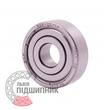 70-80029 | 629-2Z/C3 [SKF] Миниатюрный закрытый шариковый подшипник