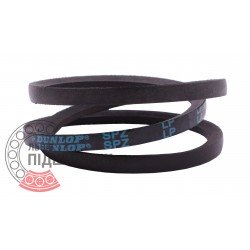 SPZ-1037 Lw [Dunlop - Blue] Narrow V-Belt (Fan Belt) / SPZ1037 Ld