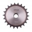 Sprocket Z22 [Dunlop] for 08B-2 Duplex roller chain, pitch - 12.7mm, with hub for bore fitting