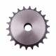 Sprocket Duplex Z22 [Dunlop] for 08B-2 roller chain, pitch - 12.7mm with hub for bore fitting