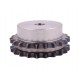 Sprocket Duplex Z22 [Dunlop] for 08B-2 roller chain, pitch - 12.7mm with hub for bore fitting