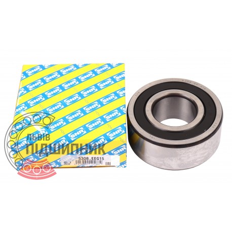 3308 2RS/C3 [SNR] Double row angular contact ball bearing