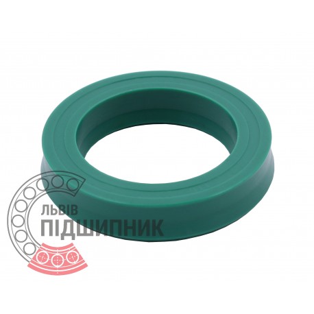 35x55x10 PU UNS/T20/K21/TTU green - U-type Hydraulic Seal