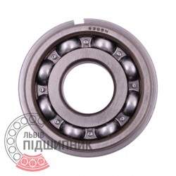 6305 NR [Koyo] Open ball bearing with snap ring groove on outer ring