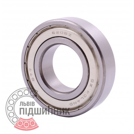 6206-2Z [CX] Deep groove sealed ball bearing