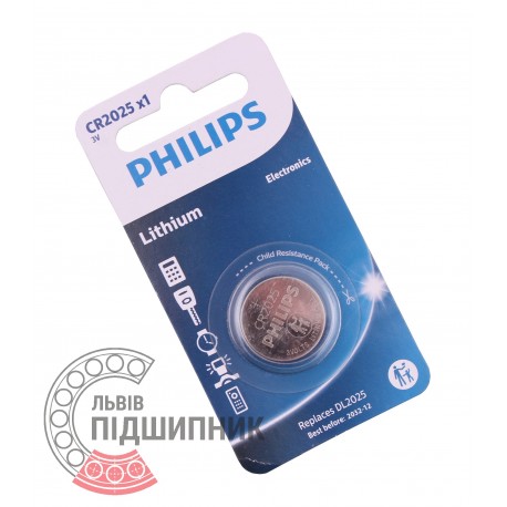 CR2025/3V [Philips] Литиевая батарейка