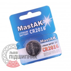 CR2016/3V [MastAK] Литиевая батарейка