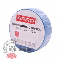 0.14 x 17 mm / 10 m [APRO] Insulating tape (blue)