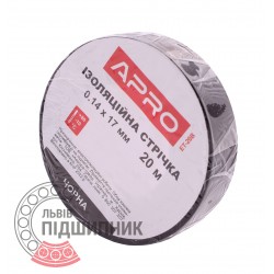 0.14 x 17 mm / 20 m [APRO] Insulating tape (black)