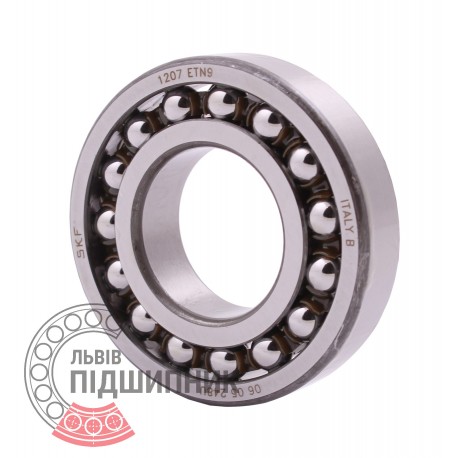 1207 ETN9 [SKF] Double row self-aligning ball bearing