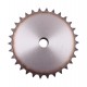 Sprocket Z30 [HUBBER] for 06B-2 roller chain, pitch - 9.525mm with hub for bore fitting