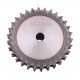 Sprocket Z30 [HUBBER] for 06B-2 roller chain, pitch - 9.525mm with hub for bore fitting