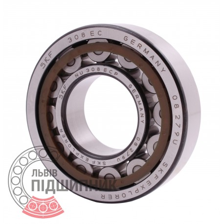 NU308 ECP DIN 5412-1 [SKF] Cylindrical roller bearing