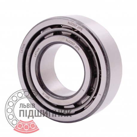 NJ2207 J/P6 DIN 5412-1 [BBC-R Latvia] Cylindrical roller bearing