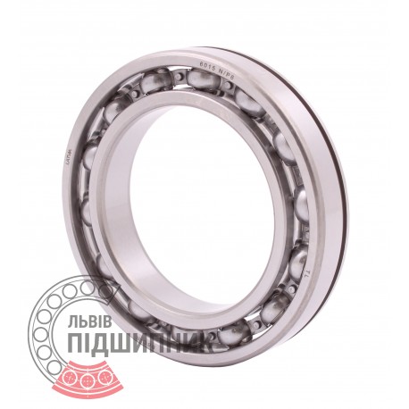 6015 N/P6 [BBC-R Latvia] Open ball bearing with snap ring groove on outer ring