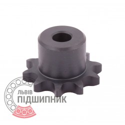 Sprocket Simplex for 06B-1 roller chain, pitch - 9.52mm, Z10 [SKF] with hub for bore fitting