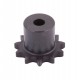 Sprocket Simplex for 06B-1 roller chain, pitch - 9.52mm, Z11 [SKF] with hub for bore fitting