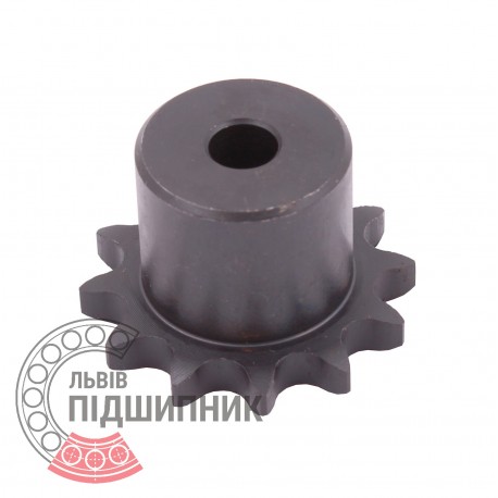 Sprocket Simplex for 06B-1 roller chain, pitch - 9.52mm, Z12 [SKF] with hub for bore fitting
