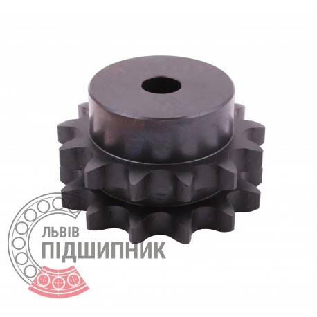 Sprocket Duplex for 12B-2 roller chain, pitch - 19.05mm, Z13 [SKF] with hub for bore fitting
