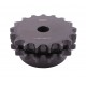 Sprocket Duplex for 12B-2 roller chain, pitch - 19.05mm, Z17 [SKF] with hub for bore fitting