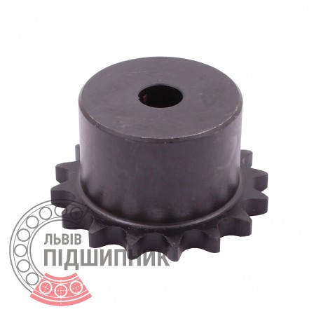 Sprocket Simplex for 06B-1 roller chain, pitch - 9.52mm, Z16 [SKF] with hub for bore fitting