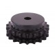 Sprocket Duplex for 12B-2 roller chain, pitch - 19.05mm, Z19 [SKF] with hub for bore fitting