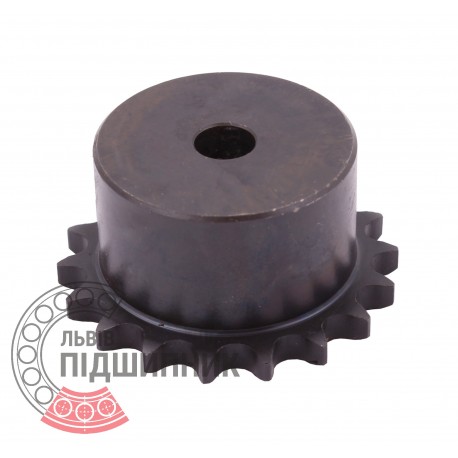 Sprocket Simplex for 06B-1 roller chain, pitch - 9.52mm, Z18 [SKF] with hub for bore fitting