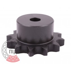 Sprocket Simplex for 10B-1 roller chain, pitch - 15.8mm, Z12 [SKF] with hub for bore fitting