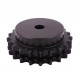 Sprocket Duplex for 12B-2 roller chain, pitch - 19.05mm, Z21 [SKF] with hub for bore fitting